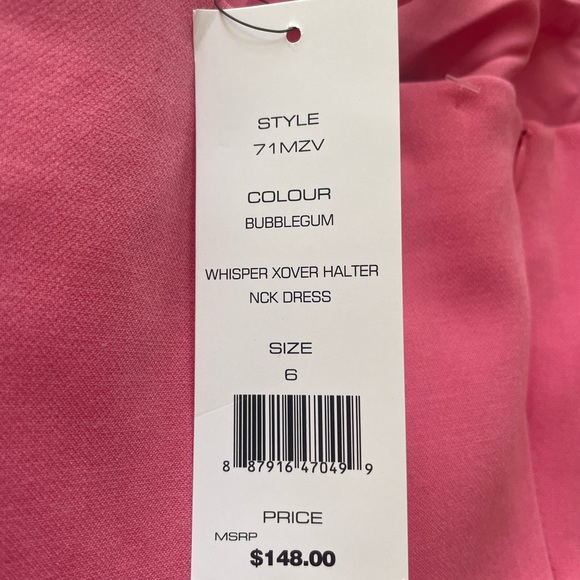 NWT French Connection Revolve dress - bubblegum pink - Picture 5 of 6